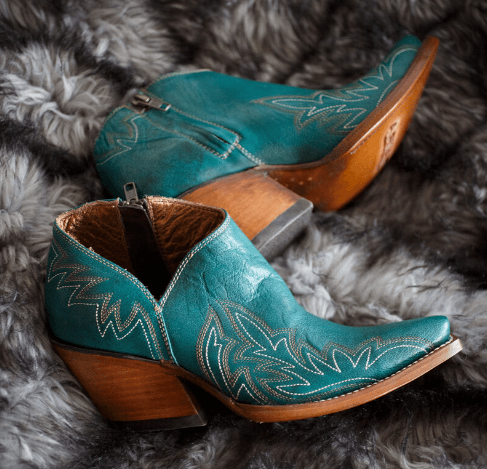 Ariat Women's Turquoise Jolene Shortie Western Cowgirl Boot 10042425