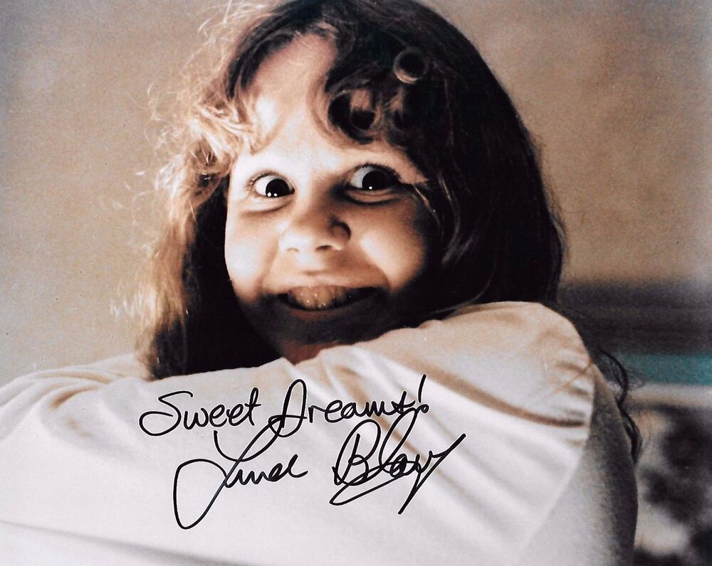 Linda Blair In Person Signed 8x10 Photo Poster painting - REAGAN from The Exorcist - RARE! H322