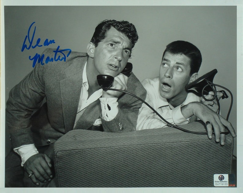 DEAN MARTIN Signed Photo Poster painting The Caddy Martin And Lewis wcoa