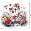 DIY Swan Acrylic Special Shape Diamond Painting Desktop Ornaments