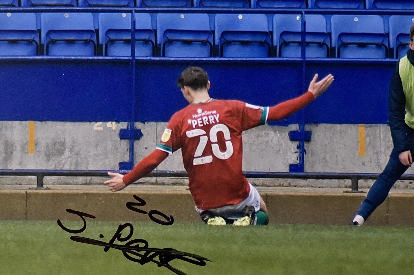 Sam Perry Genuine Hand Signed Walsall 6X4 Photo Poster painting 4