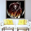 【Clearance Sale】Skeleton Warrior - Partial Round Diamond Painting  30x30cm