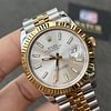 Rolex DateJust 41 m126333-0002 Two Tone Yellow gold on Jubilee with Silver Dial Super clone