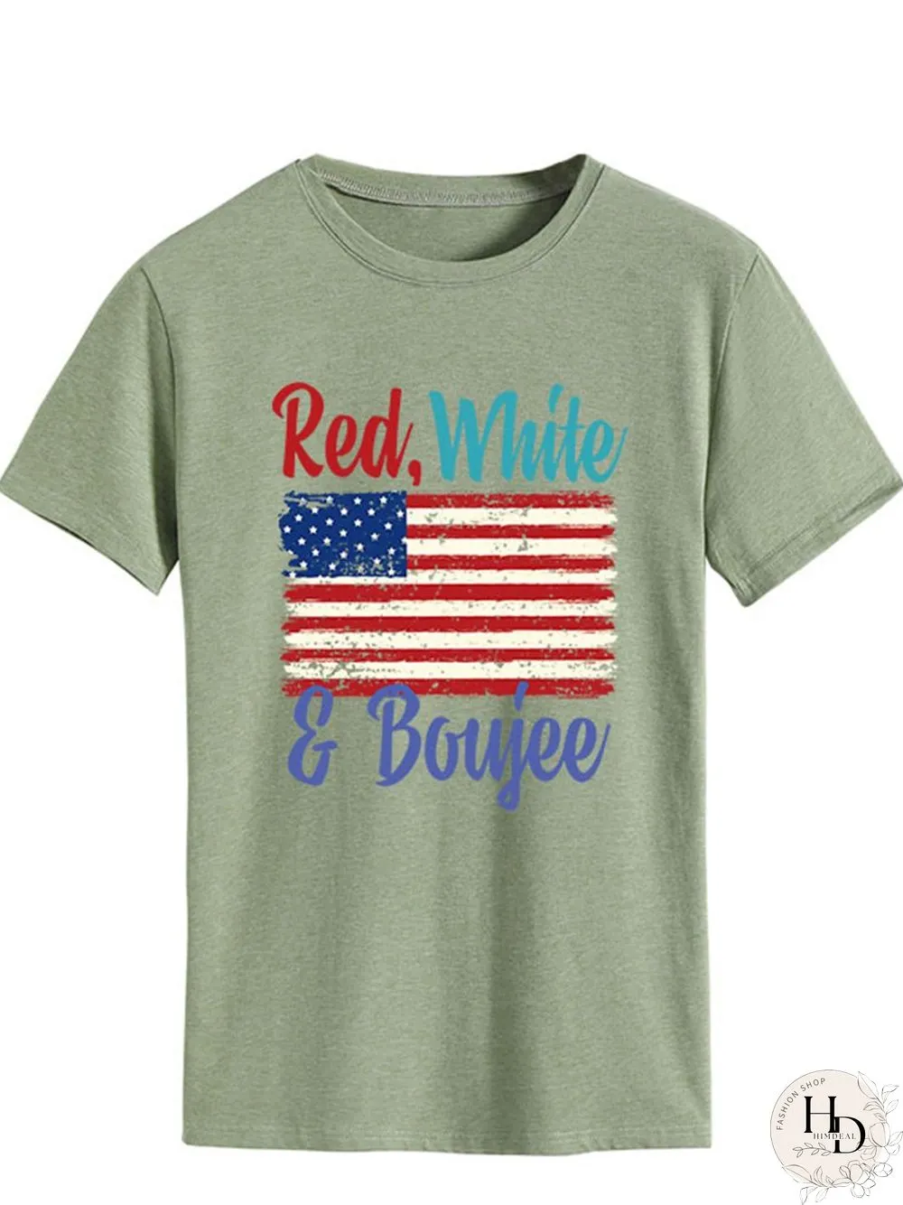 Lettered Print T-shirt P13256