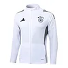 25/26 Germany White long zipper Training Jacket Set