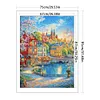 Nordic Town-9CT Stamped Cross Stitch 75*95cm/29.53*37.4in(Big Size) tapestrymarket