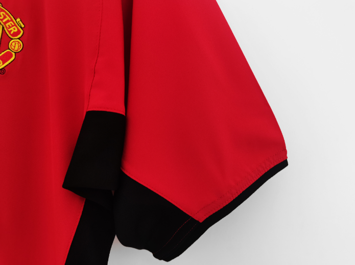 Retro 02/04 Manchester United Home Football T-Shirt Thai Quality