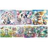 (Multi-Style)Animal-Partial Special Shaped Diamond Painting 40*40CM