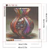Diamond Painting-5D Full Round Drill Painted Vase(40*40 CM)