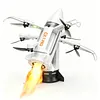 LED Spray Folding Rocket Remote Control Drone Outdoor Flying Toy