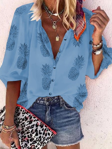 Shift V Neck Shirts & Tops