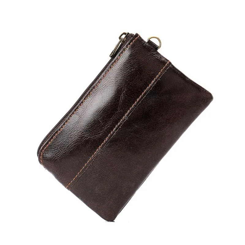 Vintage Leather Wallets Business Clutch Bags Card Holder