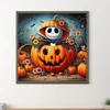 Diamond Painting-DIY Full Round Drill Halloween Skull(40*40 CM)