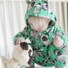 Baby Doggie Creeper Hoodie Zipper Jumpsuit Rompers