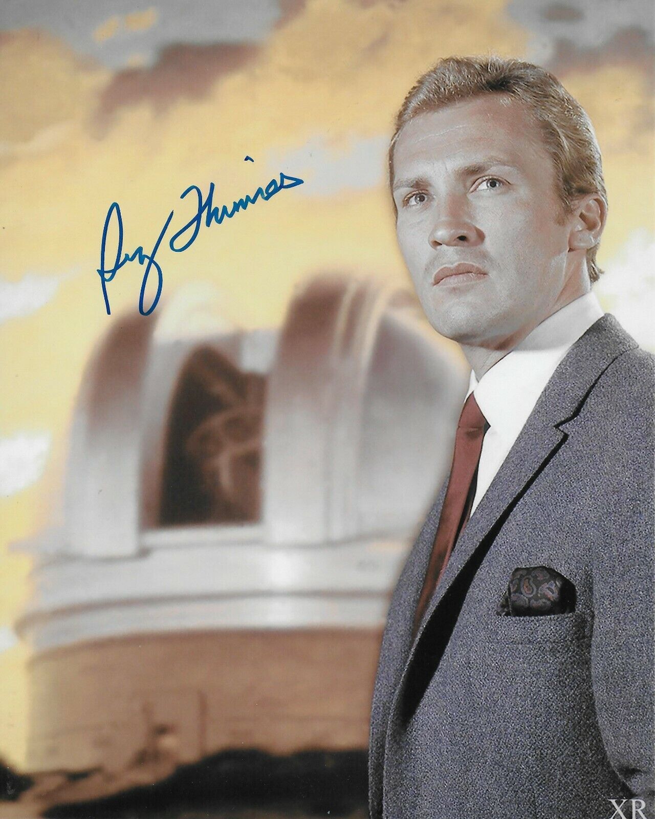 Roy Thinnes The Invaders Original Autographed 8X10 Photo Poster painting #14