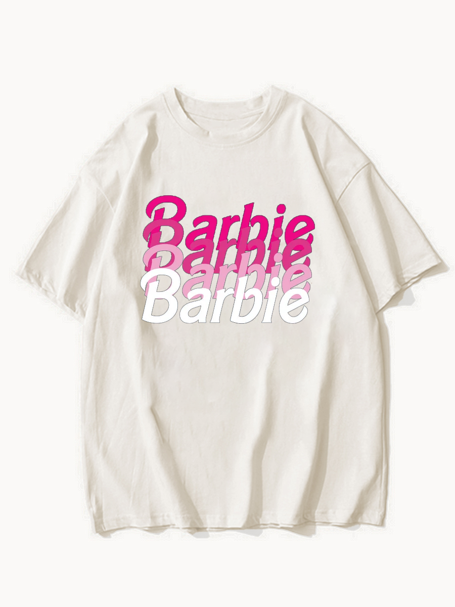 Oversized Barbie Barbie Barbie T-shirt ctolen