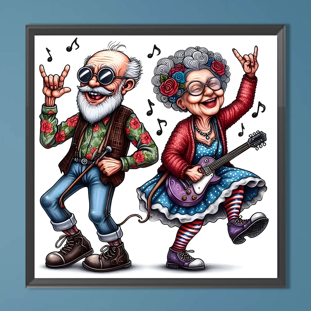 Diamond Painting - Full Round Drill - Grandma(Canvas|40*40cm)