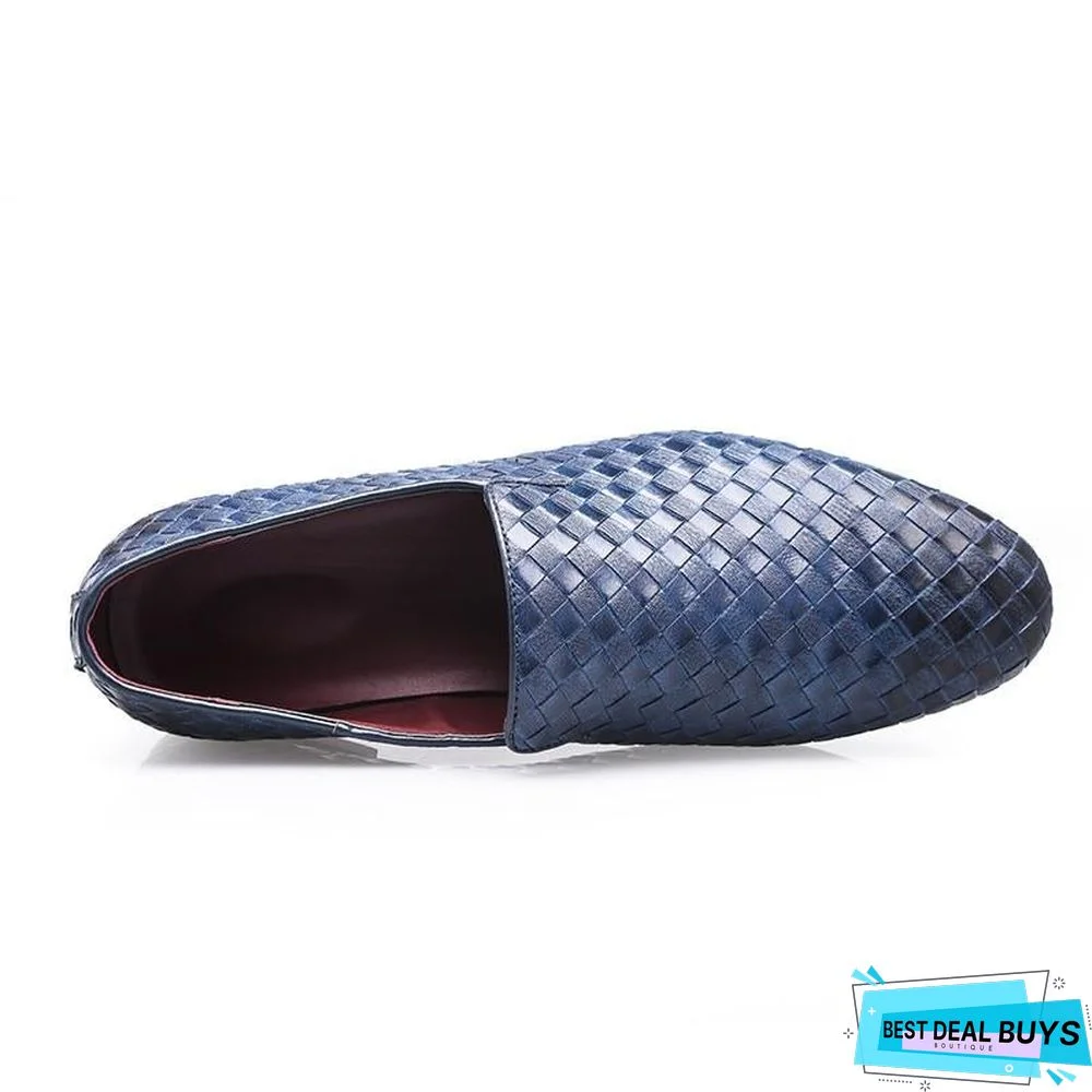 Leather Casual Driving Oxfords Shoes Men Loafers Moccasins Italian Shoes for Men Flats