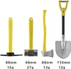 YFGXFXF 1/10 RC Car Scale Accessories Simulation Metal Hammer Axe Shovel Pickaxe for TRX4 Axial SCX10 RC4WD Tamiya CC01 D90 90046 1/10 RC Crawler