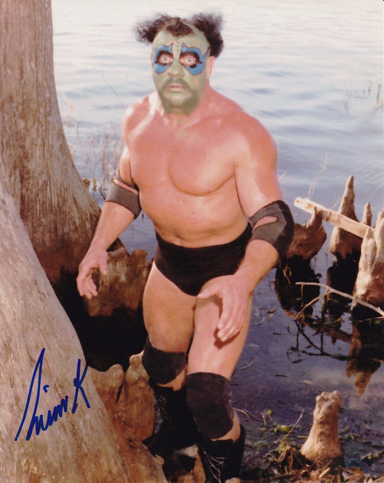 The Missing Link #6 (Dewey Robertson) autographed 8x10(Deceased)