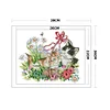 Cats-14CT Stamped Cross Stitch Kit(30*26cm)