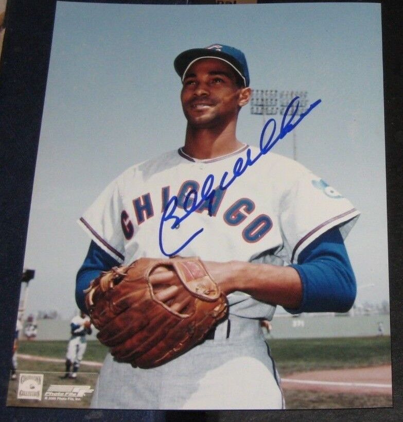 Billy Williams Chicago Cubs SIGNED AUTOGRAPHED Photo Poster painting FILE 8x10 COA Baseball MLB