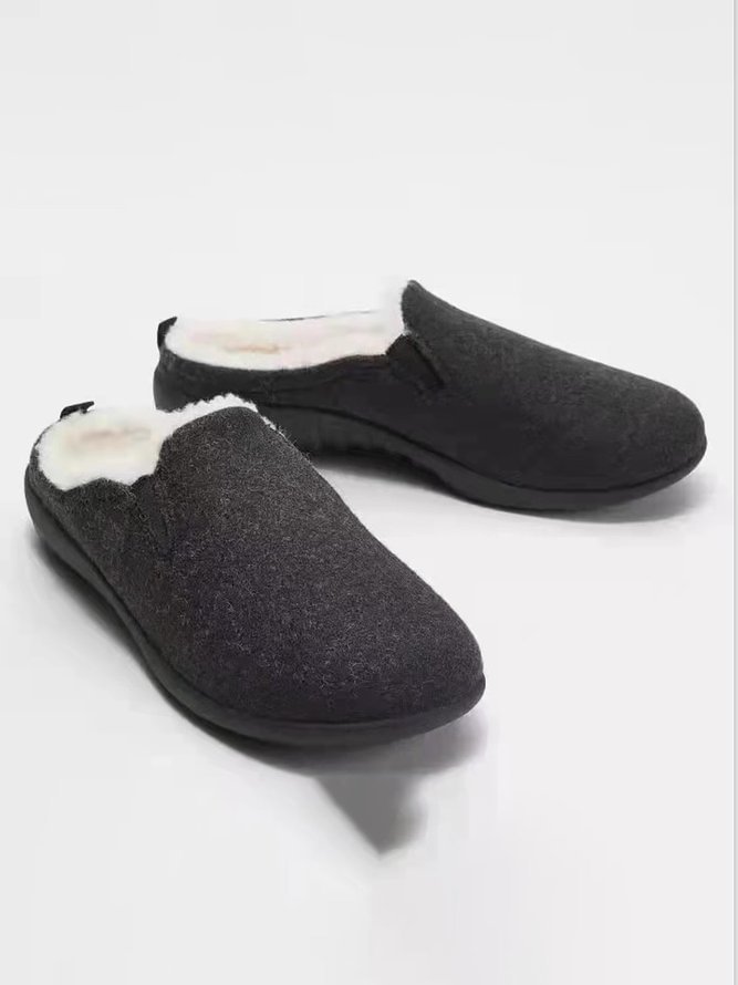 Simple Wool Warm Sports Sneakers CS616- Fabulory