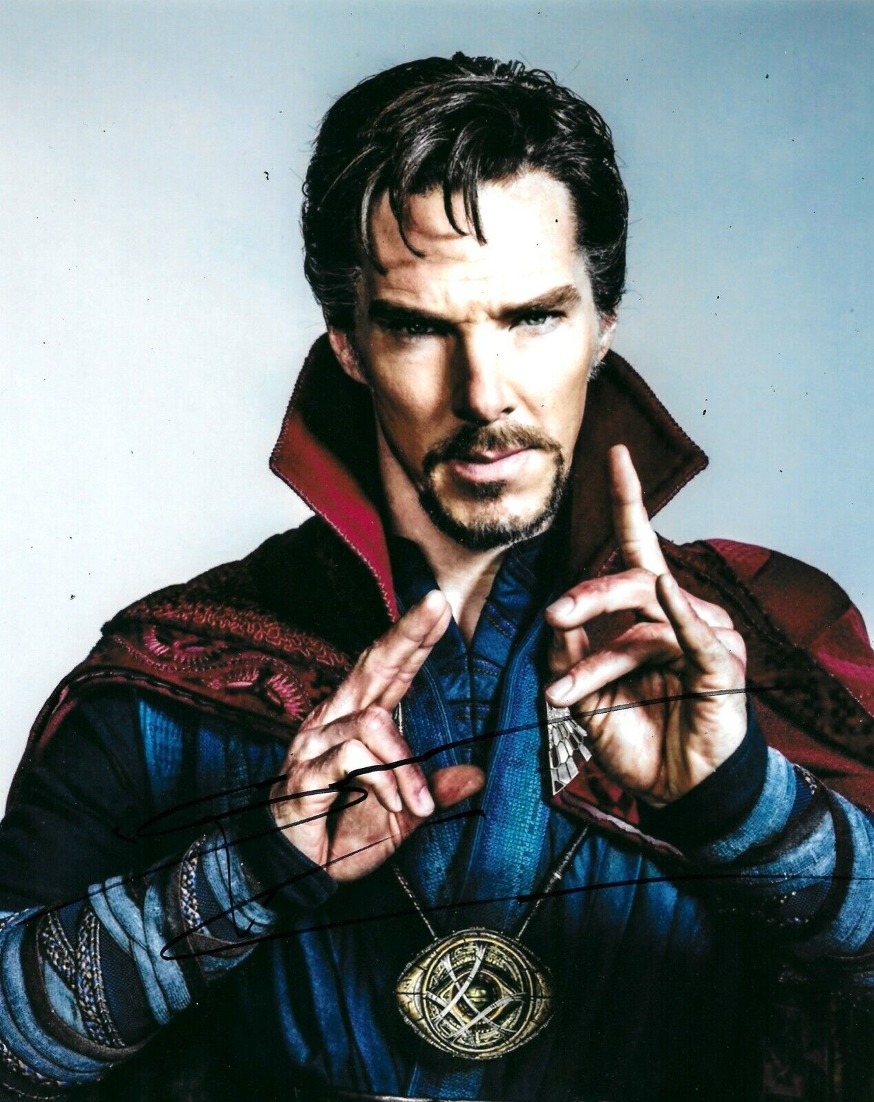 Benedict Cumberbatch Signed Doctor Strange 10x8 Photo Poster painting AFTAL