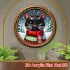 Cat DIY Diamond Painting Hanging Pendants Acrylic Crafts Kit for Home Wall Decor