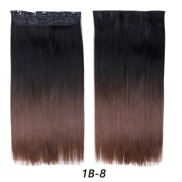 Jewtribute Hair®|One Piece Clip Hair Extensions Wavy Curly Hairpieces 