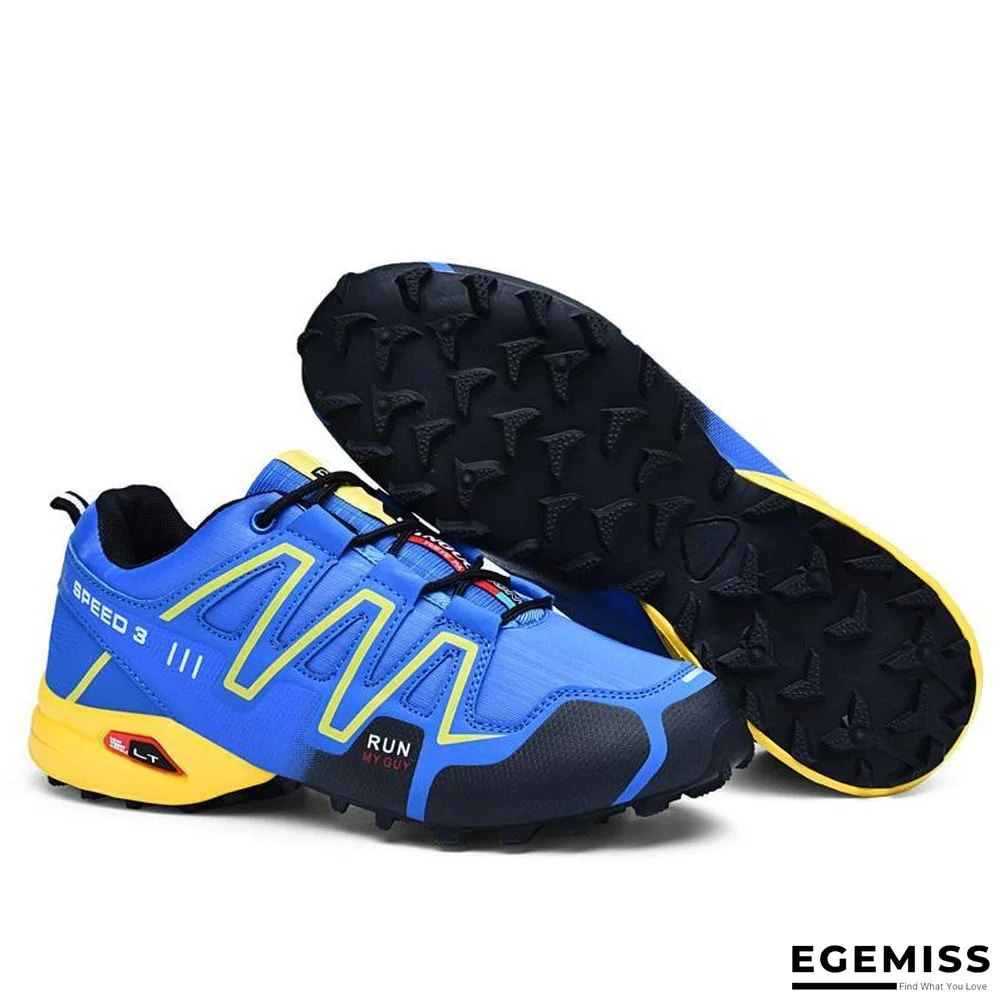 new large size outdoor mountaineering shoes men's shoes breathable shock absorption sports hiki | EGEMISS
