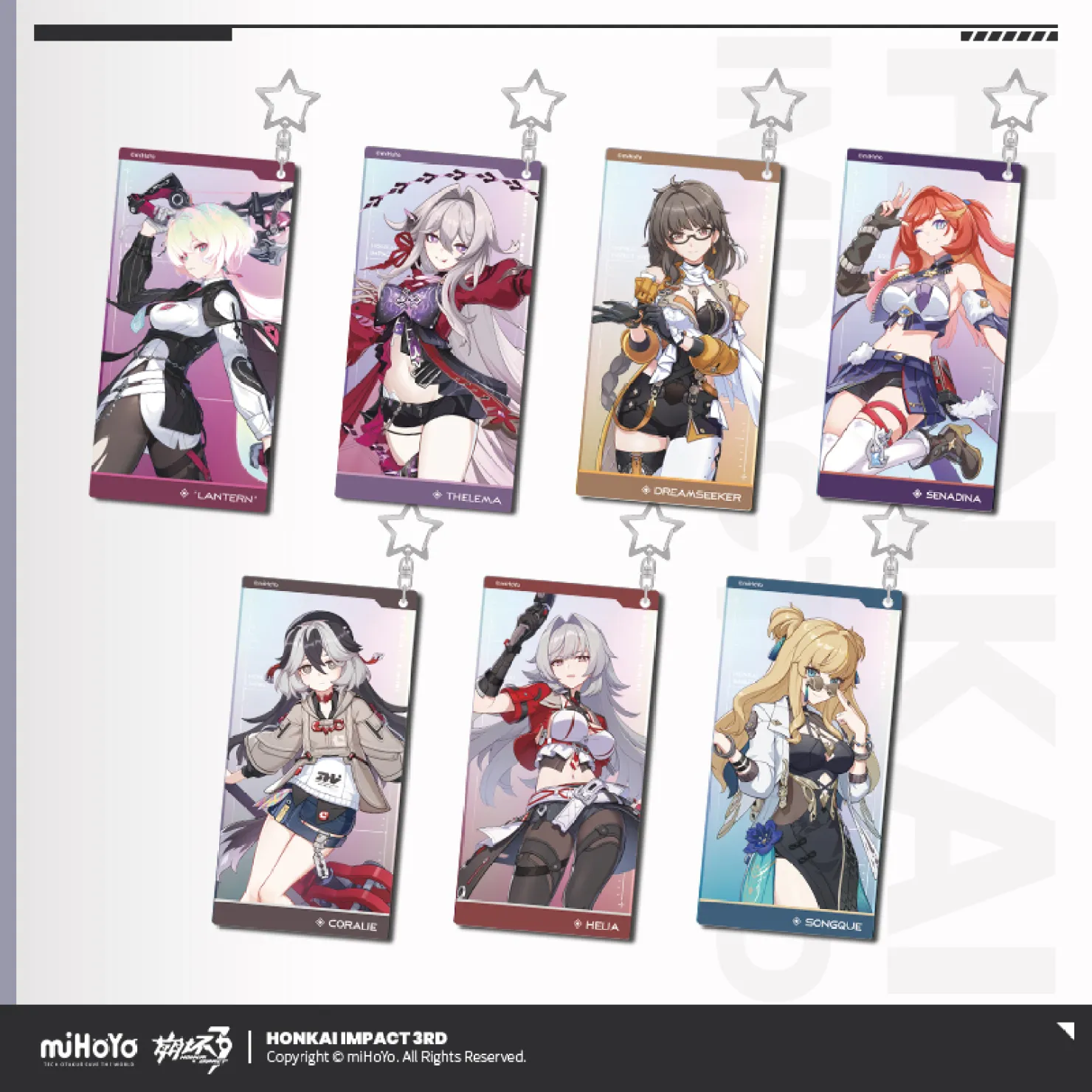 The Second Character Keychain [Original Honkai Official Merchandise]