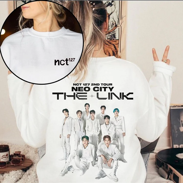 NCT 127 World Tour NEO CITY THE LINK Photo Sweatshirt