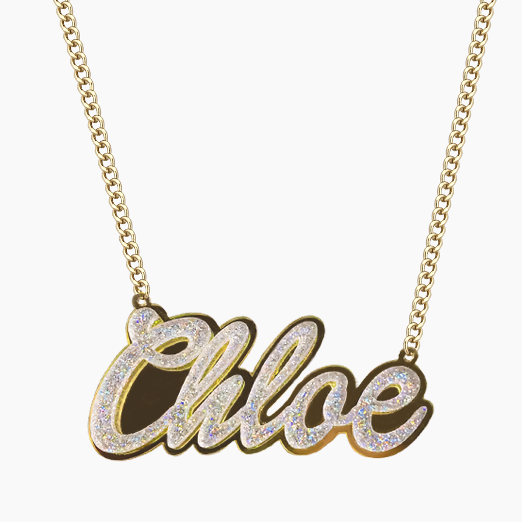 Custom Colorful Acrylic Pendants Necklace