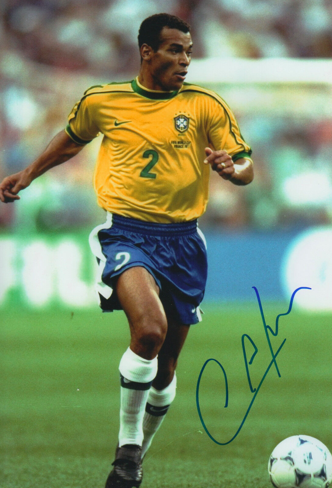 Cafu Brazil signed 8x12 inch Photo Poster painting autograph