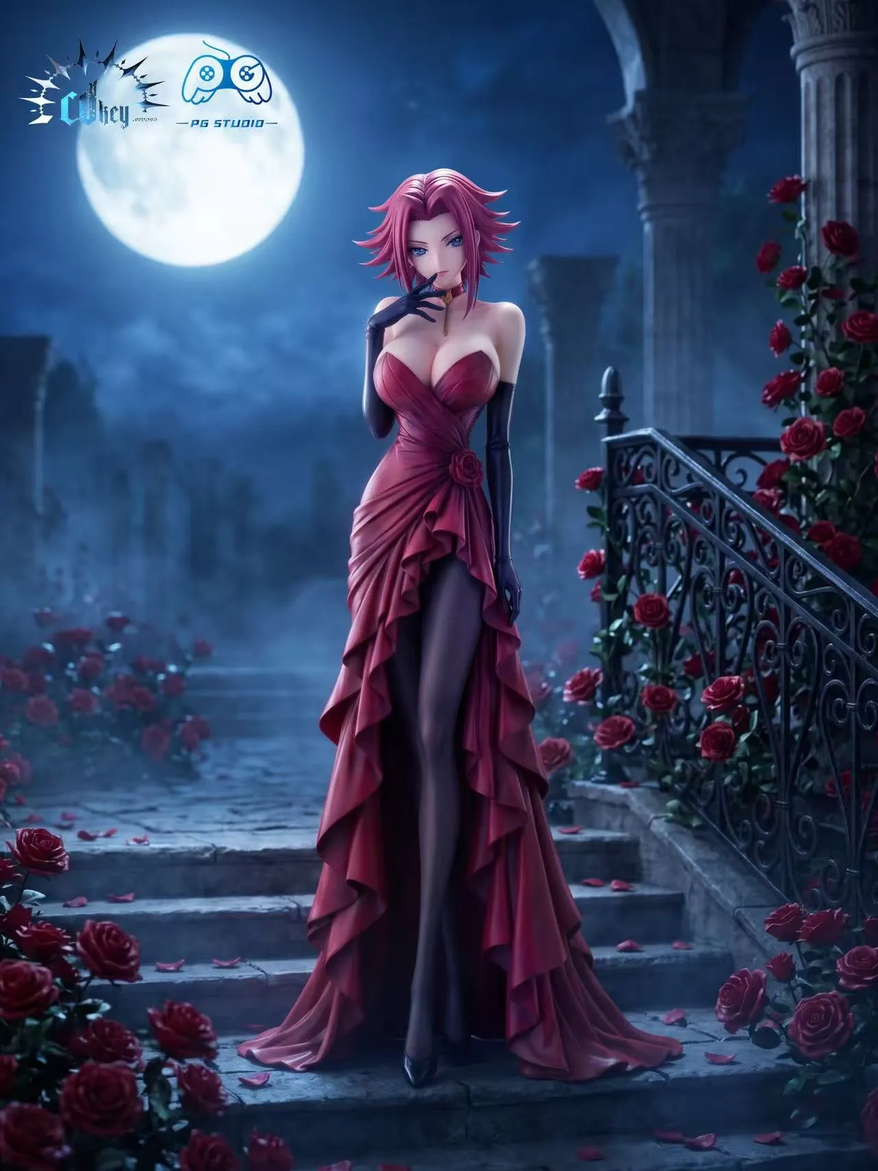 Cdkey Studio X PG Studio - Evening Gown Series Kallen Kozuki X Shirley Fenette Code Geass: Lelouch of the Rebellion-