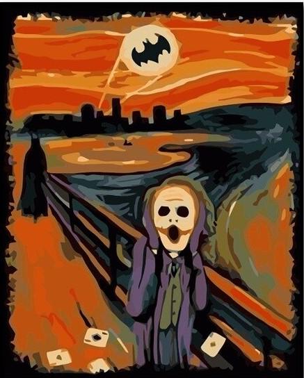 

Batman Joker Scream – Paint By Numbers - 40*50CM, 501 Original