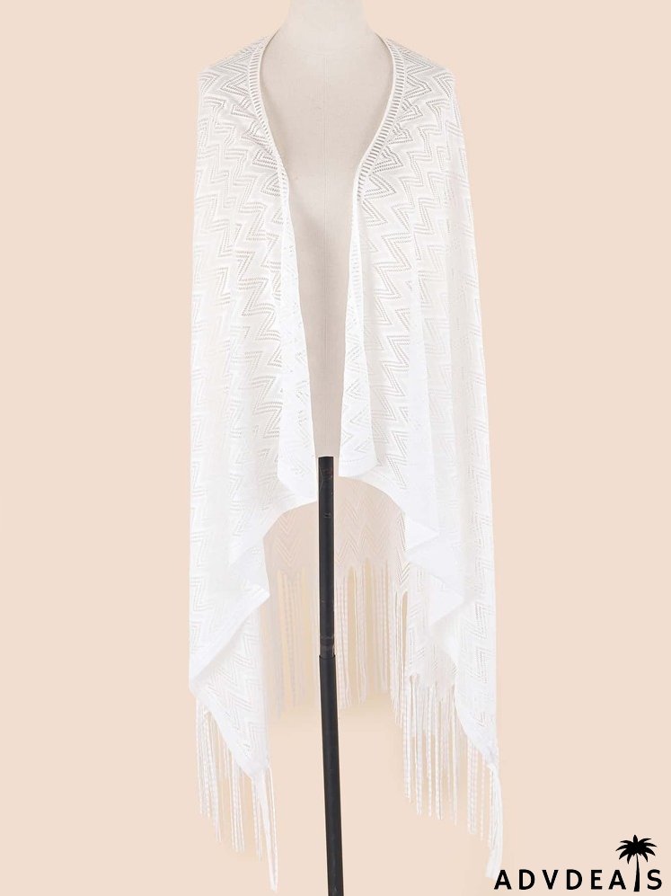 Chevron Pattern Shawl Scarf