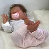 20" Etel Lifelike Reborns Baby Girl Doll, Simulation Reborn Weighted Toddler Doll - RBBI-Myrebornbabydoll® Myrebornbabydoll®