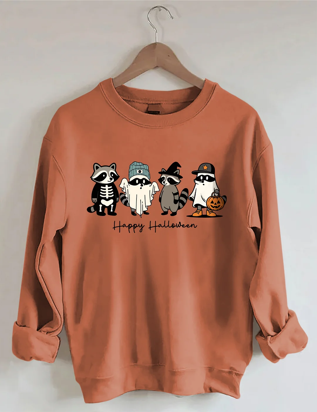 Cute Raccoon Ghost Sweatshirt