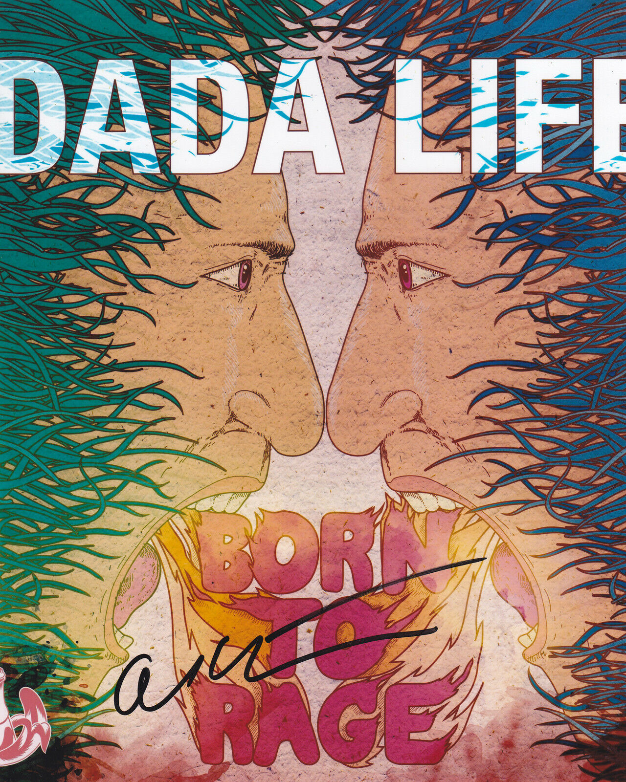 DADA LIFE SIGNED AUTOGRAPH OLLE EDM BIG HOUSE MUSIC 8X10 Photo Poster painting EXACT PROOF #2