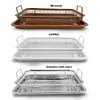 Stainless Steel French Fries Basket Square Frying Colander Air Fryer Accessories