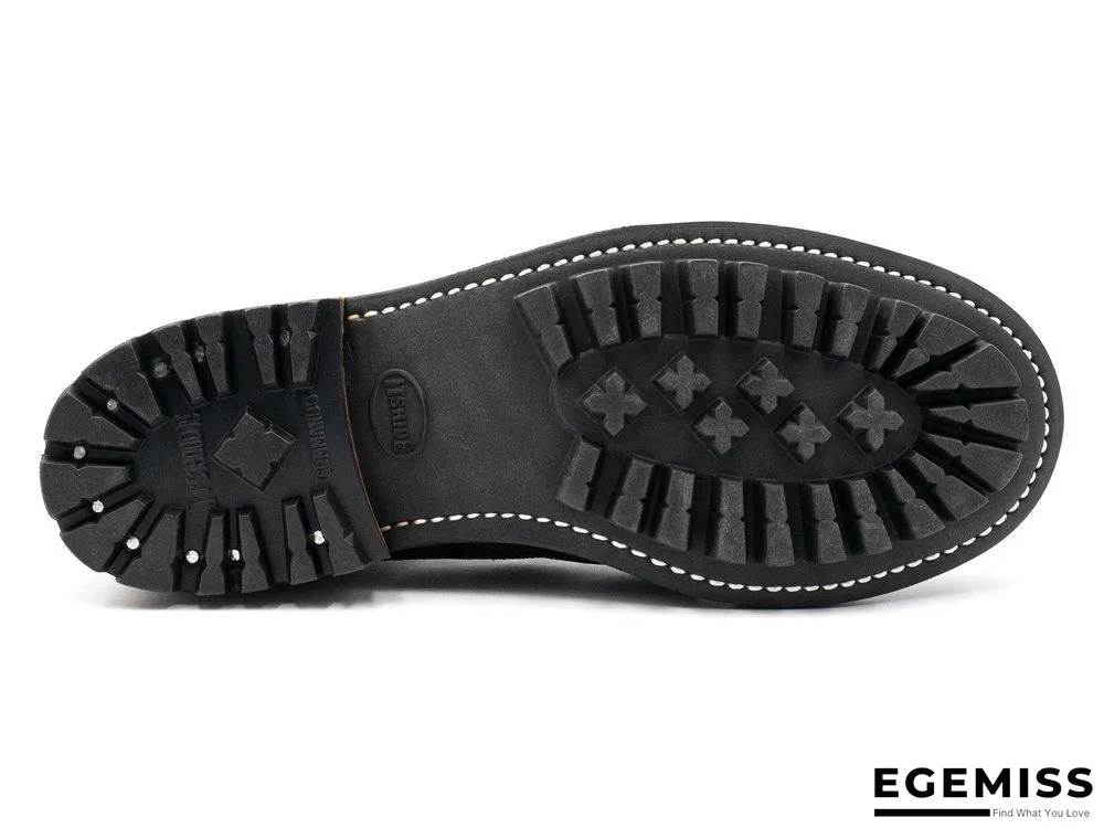 Cow Split Leather Men Boots Comfortable Boots Men Footwear Rubber Ankle Boots Men's Shoes | EGEMISS