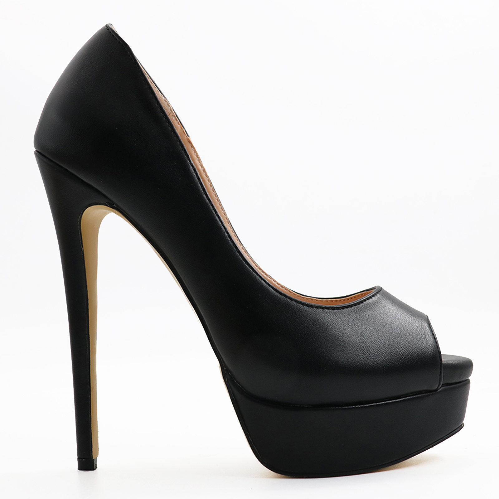 5.9" Platforms Sky High Heels Matte Pumps-vocosishoes