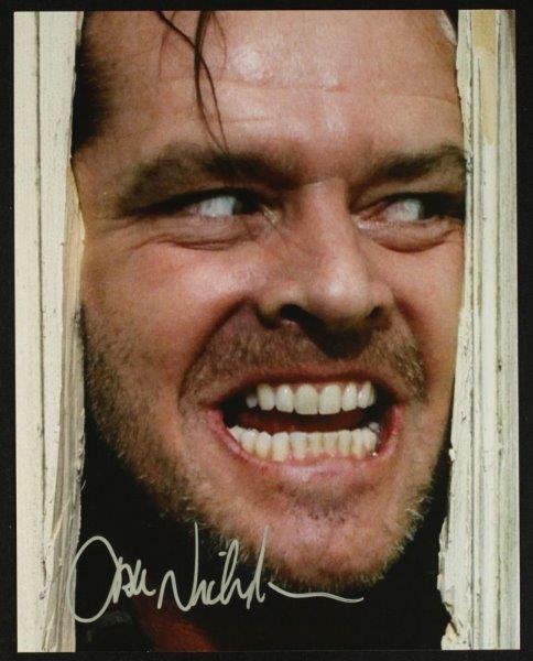 REPRINT - JACK NICHOLSON The Shining Autographed Signed 8 x 10 Photo Poster painting RP Man Cave