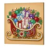 25x25cm DIY Pearl Painting Kit with Frame Self-Adhesive Canvas