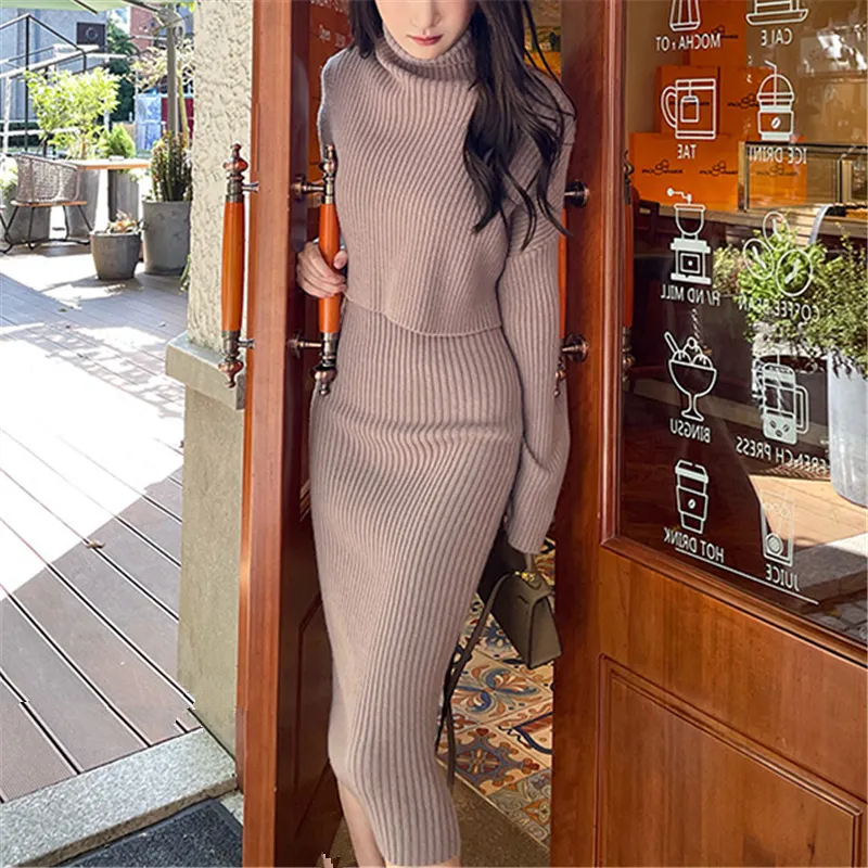Churchf Churchf 2023 Socialite Royal Sister Fashion Senior Knit Top Skirt Two Sets Of Small Fragrant Wind Professional Suit Female