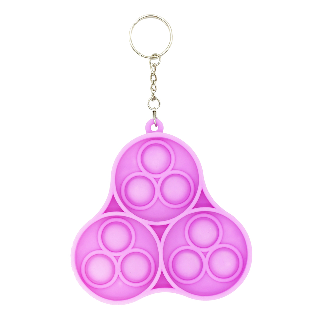 

Triangle Purple - Keychain Pendant, 501 Original
