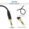 1/4 Inch TRS Cable 6.35mm Male to Male Stereo Jack Balanced Audio Path Cord