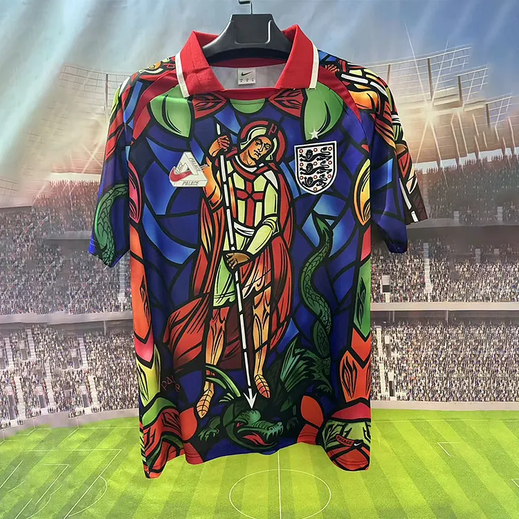 【S~4XL】England 2026 World Cup Palace Jersey 1:1 Thai Quality - Crimson Red